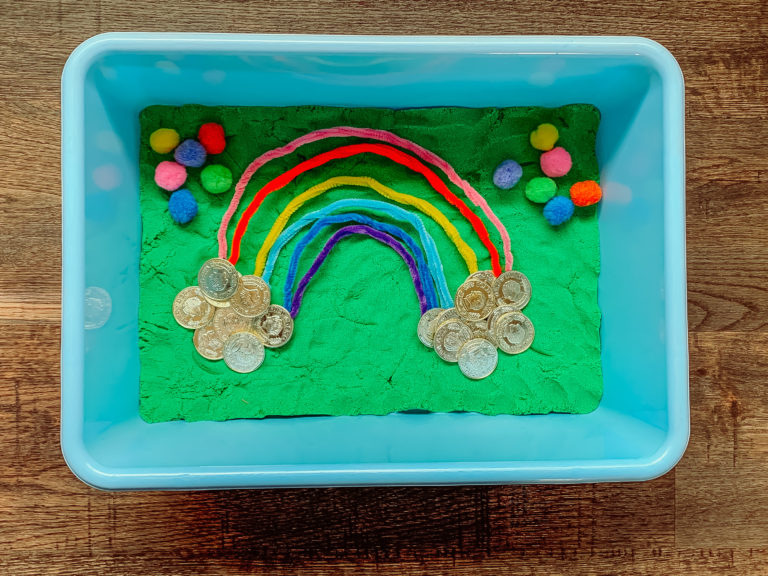 St. Patrick's Day Sensory Bin
