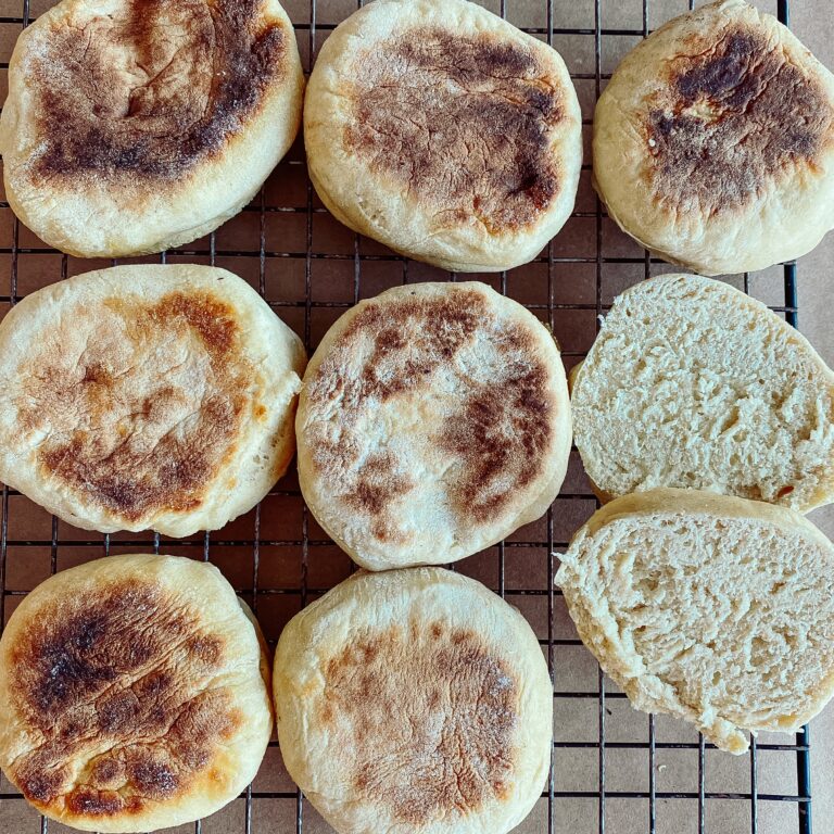 Sourdough Discard English Muffins