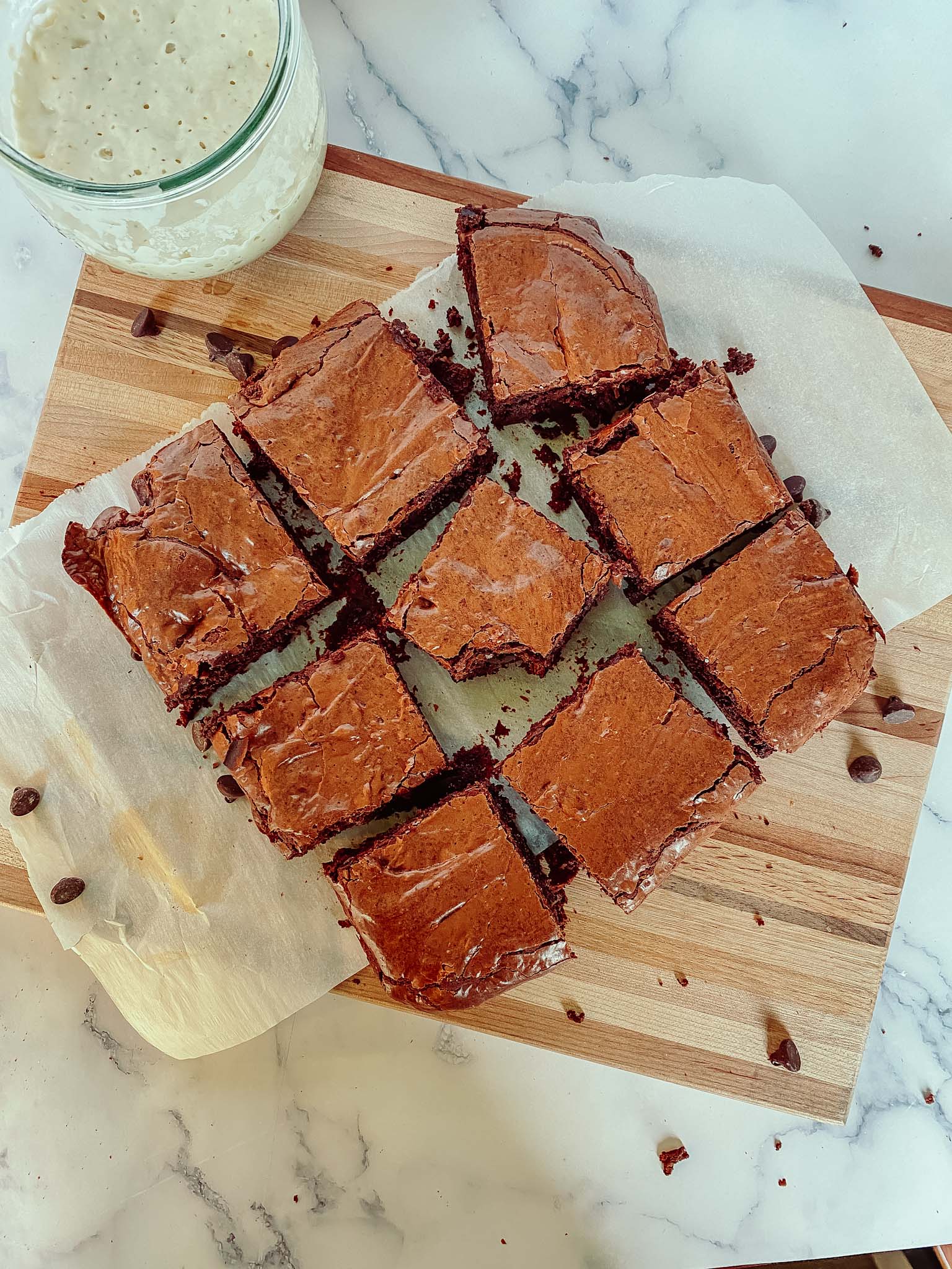 sourdough brownies