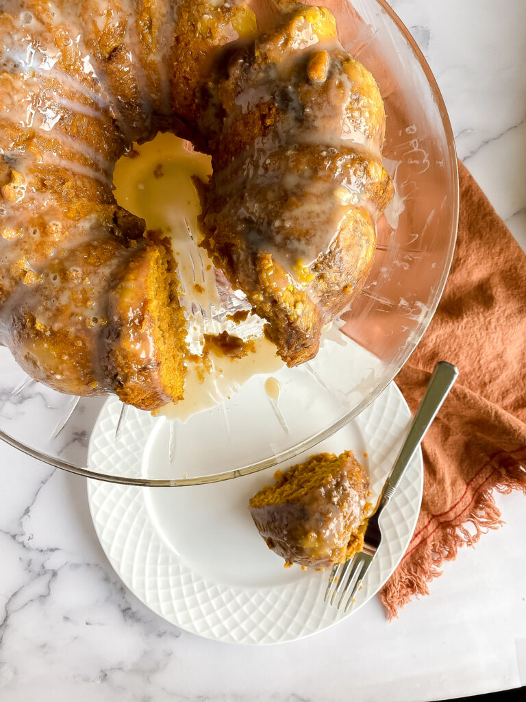 pumpkin spice latte bundt cake