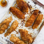baked crispy hot honey chicken recipe two ways