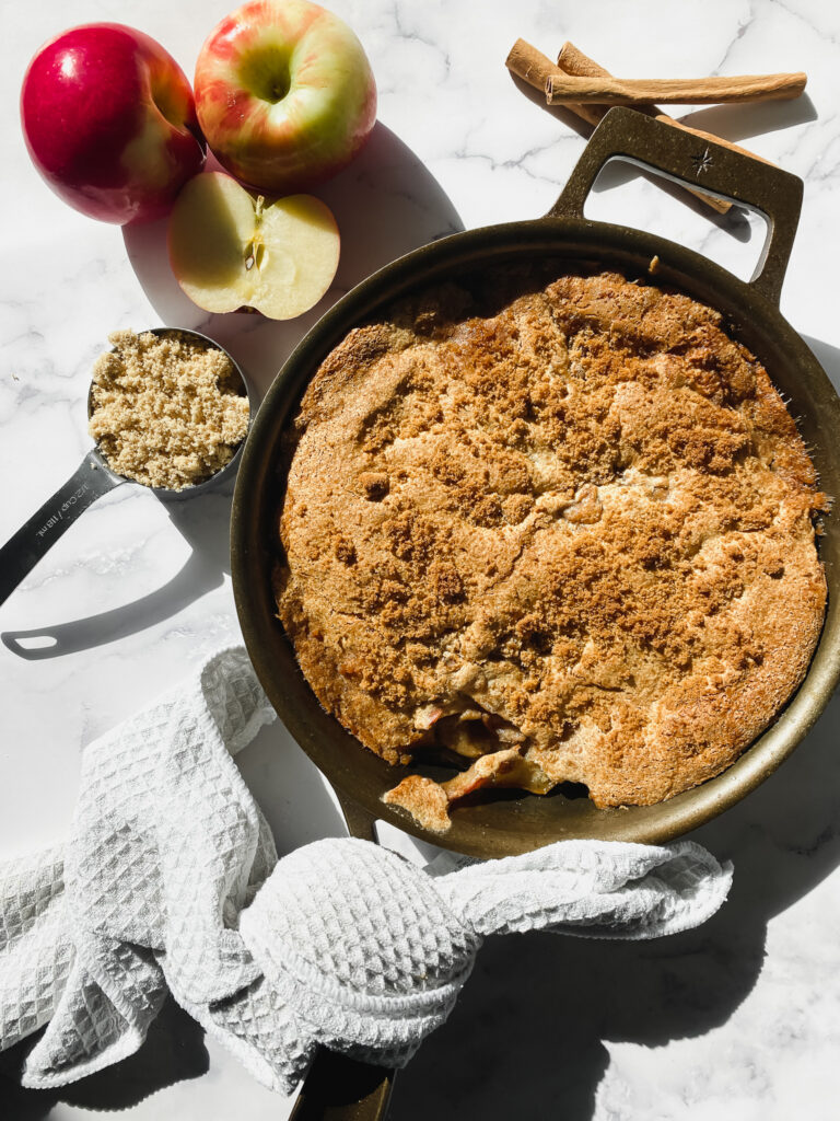 Apple Cobbler | Perfect Fall Skillet Dessert