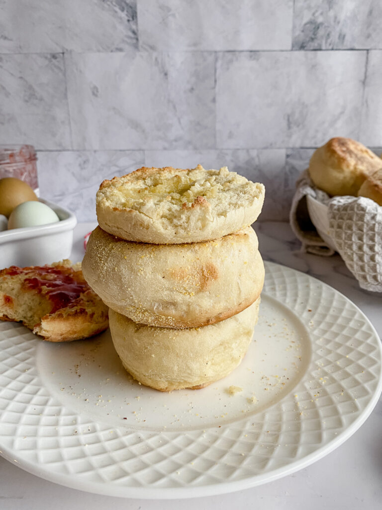 homemade english muffin recipe no knead five ingredients