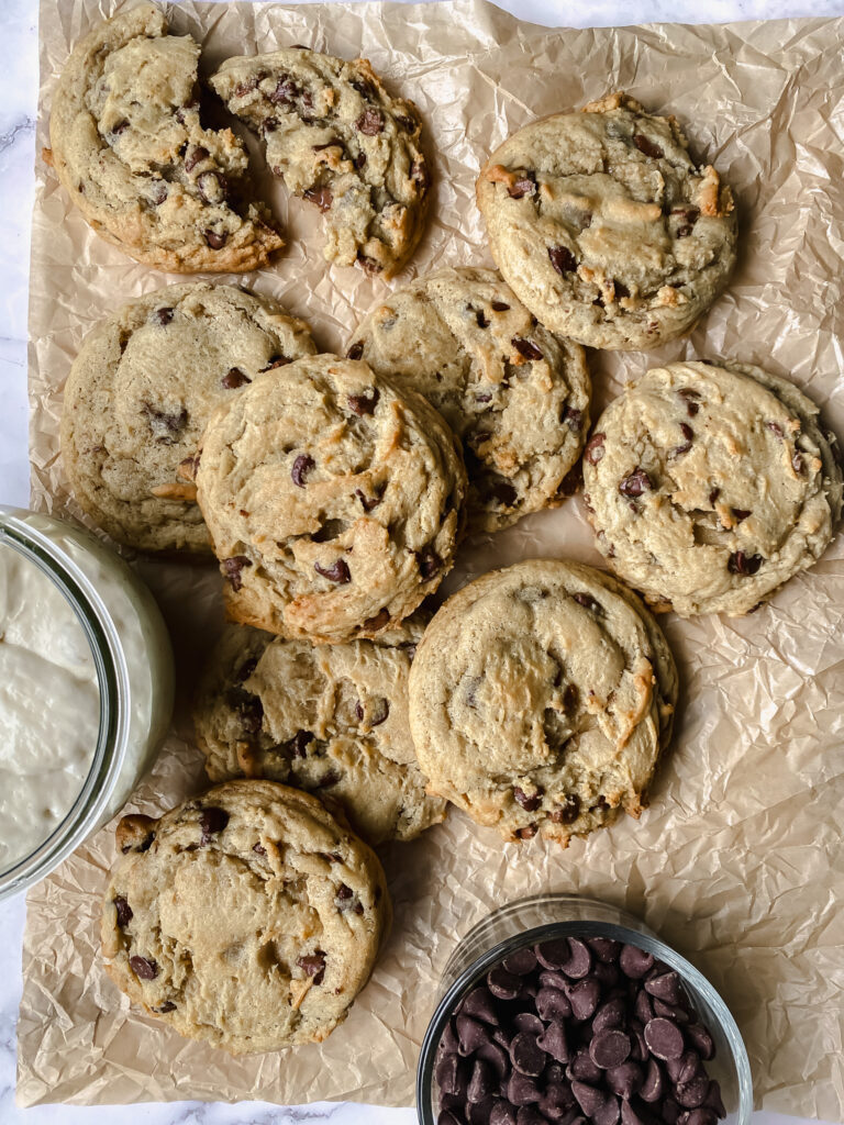 the farmstyle sourdough chocolate chip cookies