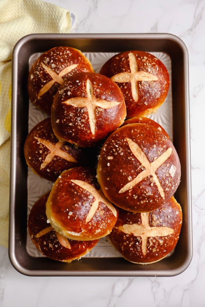 Homemade Pretzel Buns
