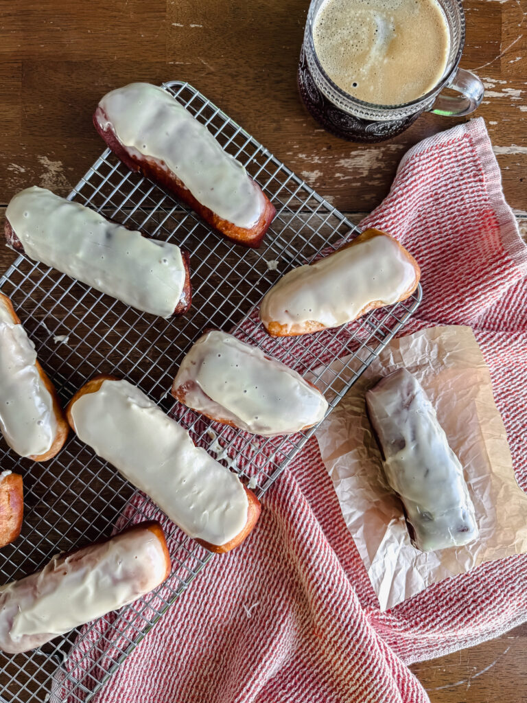 homemade maple bars