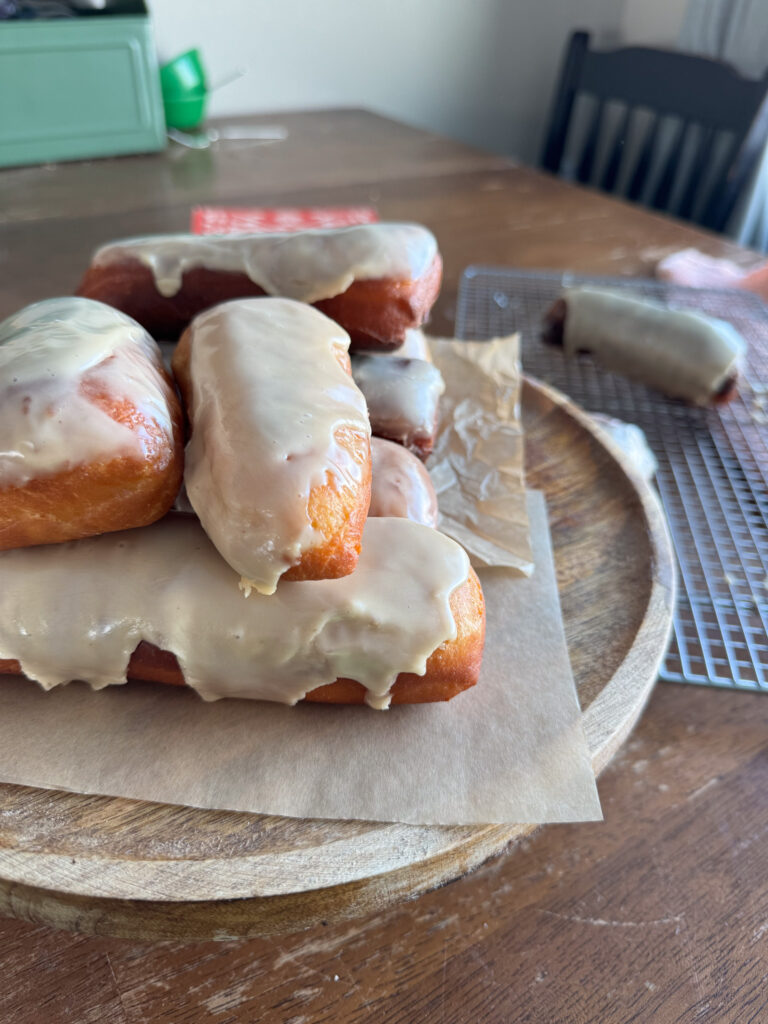 homemade maple bars
