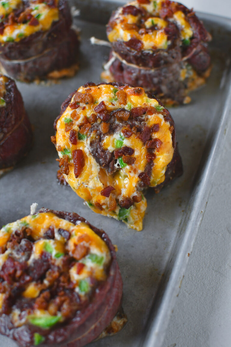 Jalapeño Popper Stuffed Steak Pinwheel