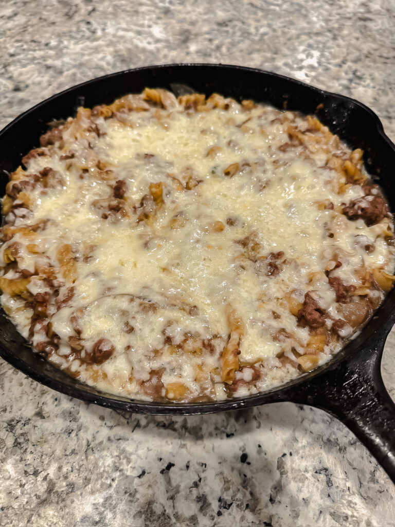 French Onion Beef Skillet