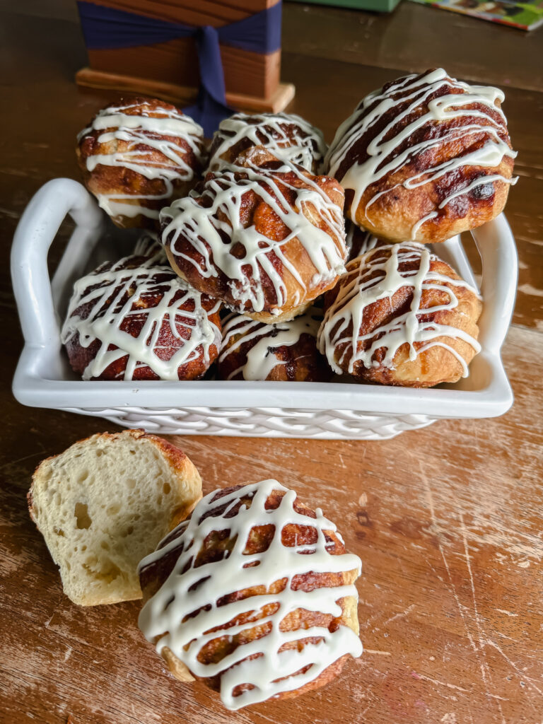 Sourdough Cinnamon Roll Focaccia Muffins