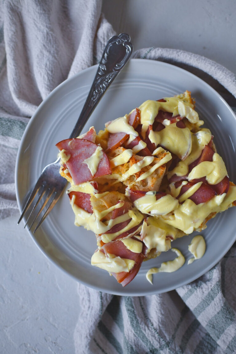 Overnight Eggs Benedict Casserole
