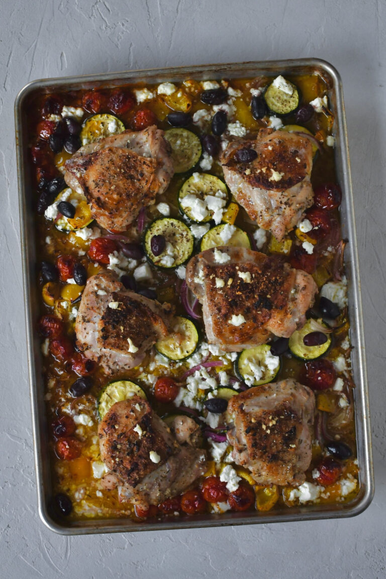 Sheet Pan Greek Chicken