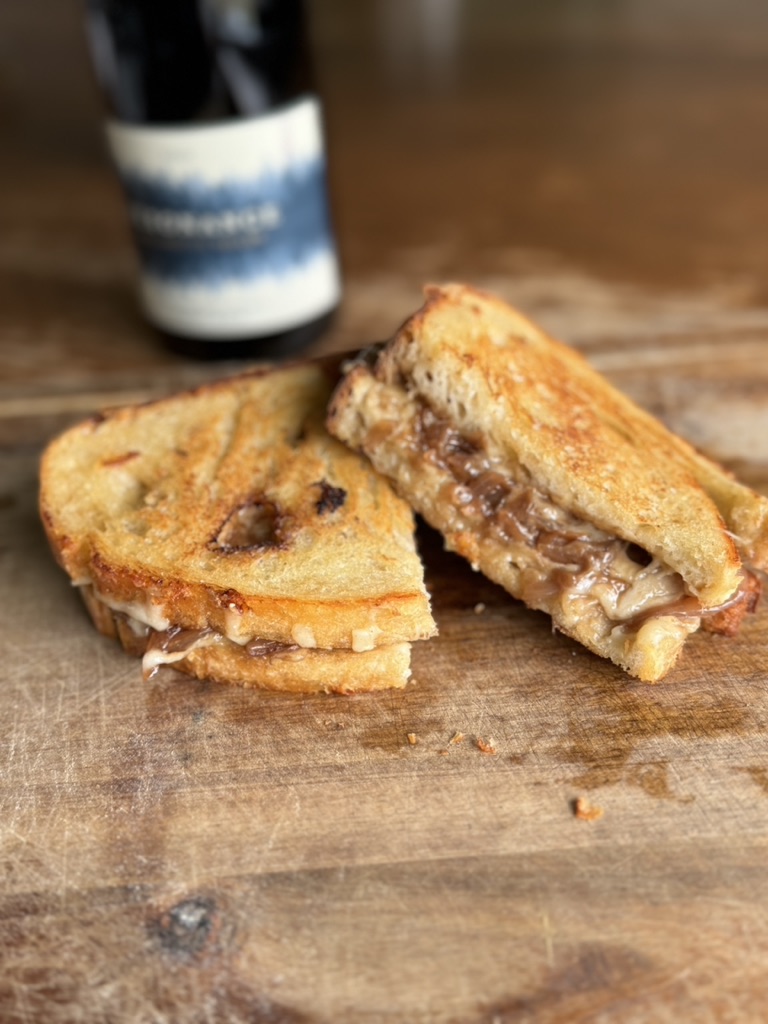 French onion grilled cheese