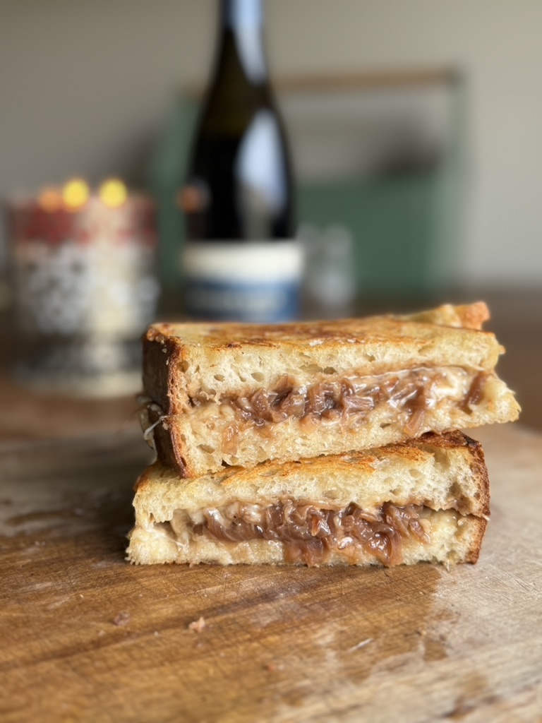 French onion grilled cheese
