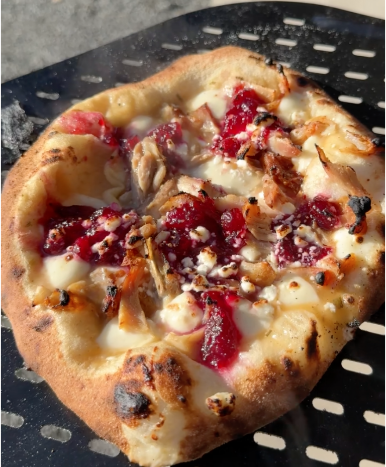 Leftover Thanksgiving Dinner Pizza