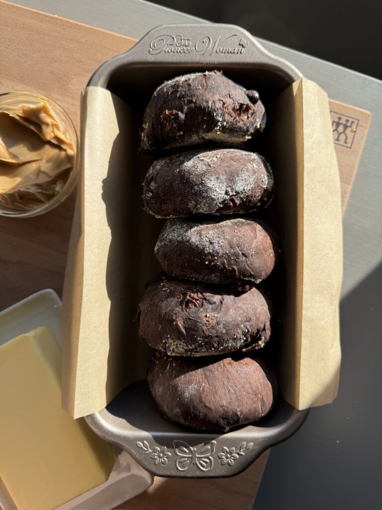 double chocolate english muffins