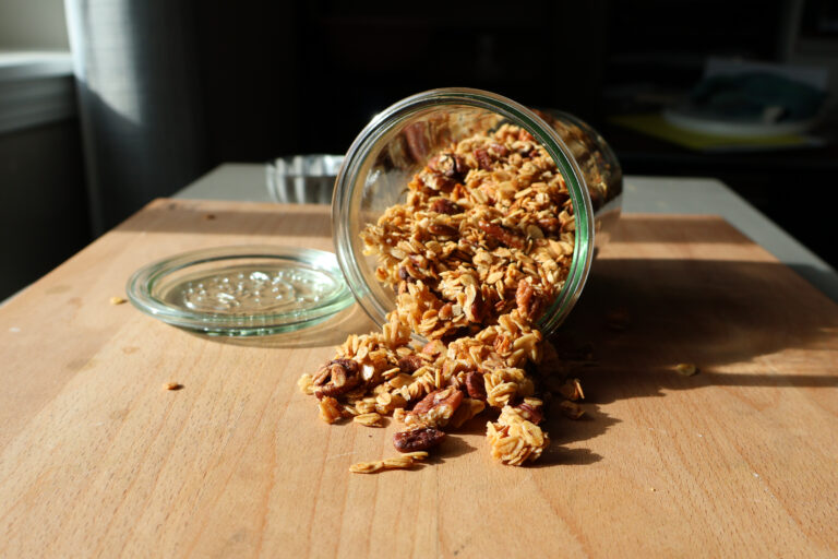 Easy Homemade Maple Pecan Granola