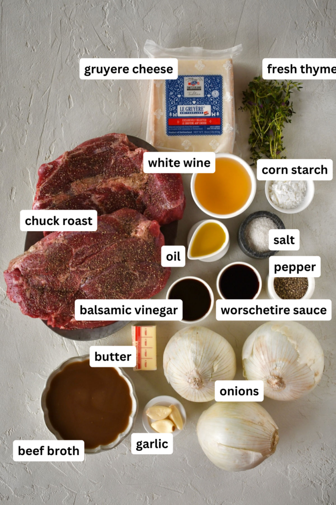 French Onion Pot Roast | Cozy Weekend Dinner Ingredients