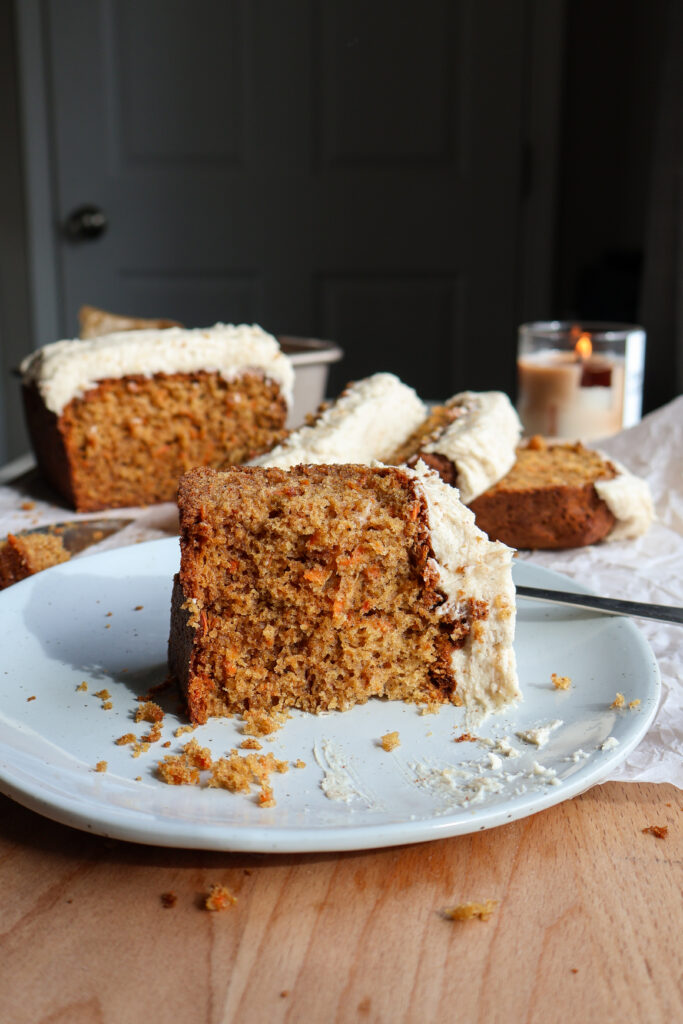 Browned Butter Carrot Cake Loaf