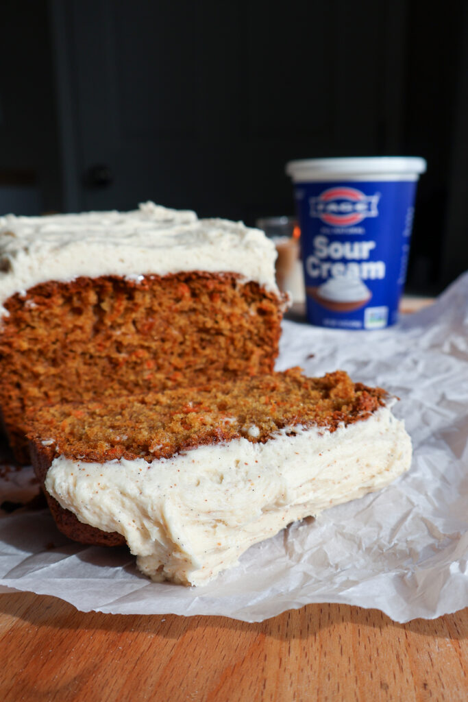 Browned Butter Carrot Cake Loaf
