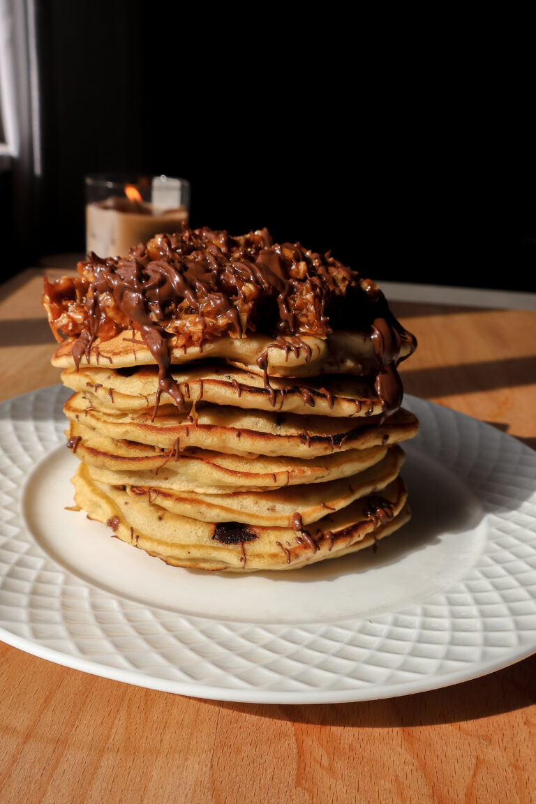 Samoa Inspired Pancakes
