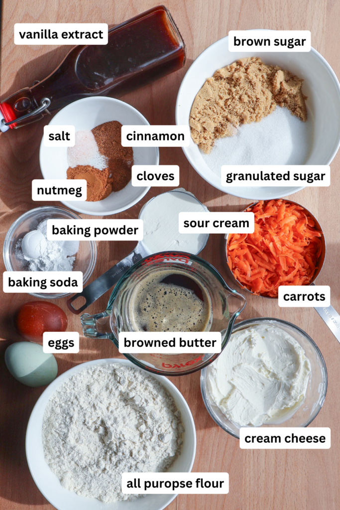 Browned Butter Carrot Cake Loaf
ingredients
