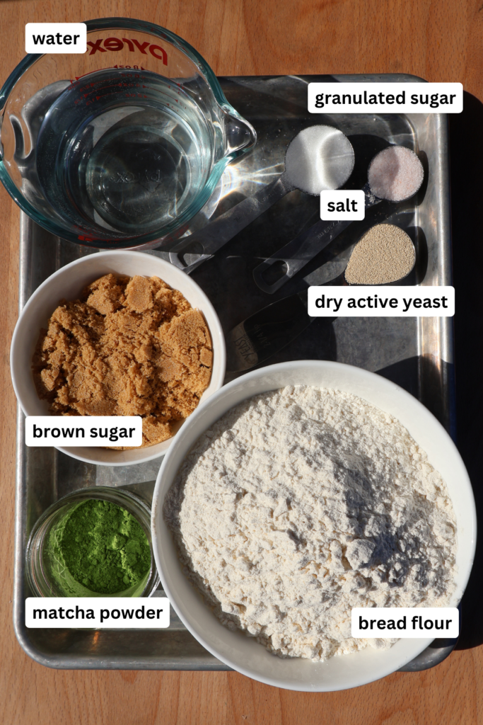 Easy Matcha Bagels | Four Leaf Clover Shaped for St. Patrick's Day Ingredients