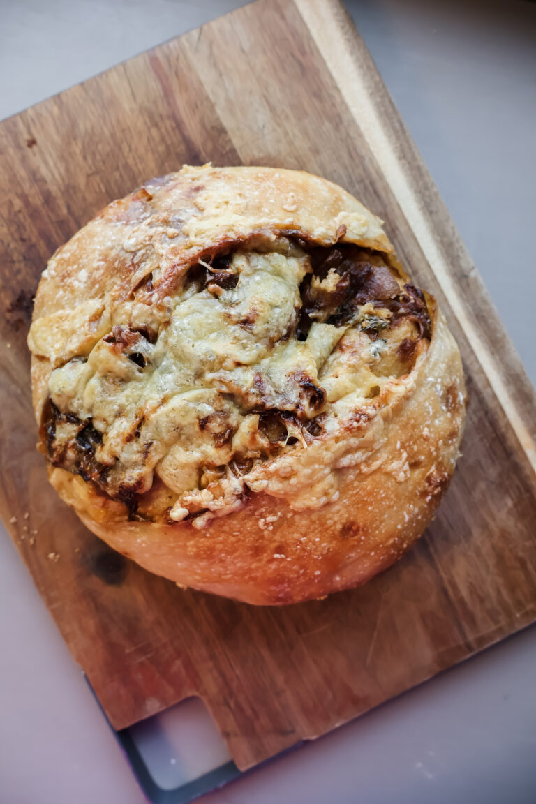 French Onion Sourdough Bread