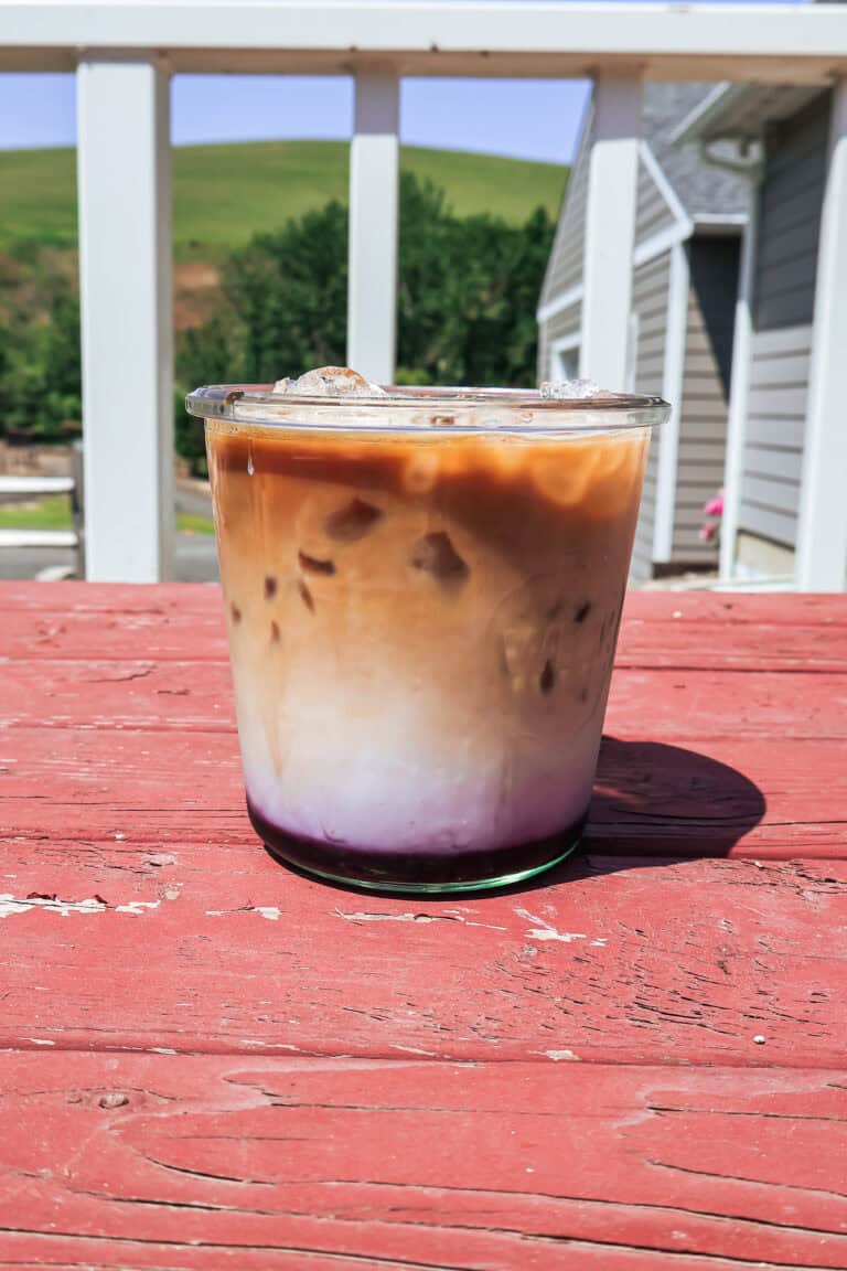 The Best Blueberry Latte