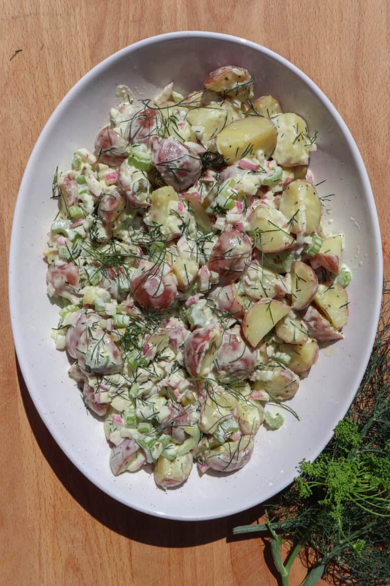Creamy Dill Pickle Potato Salad