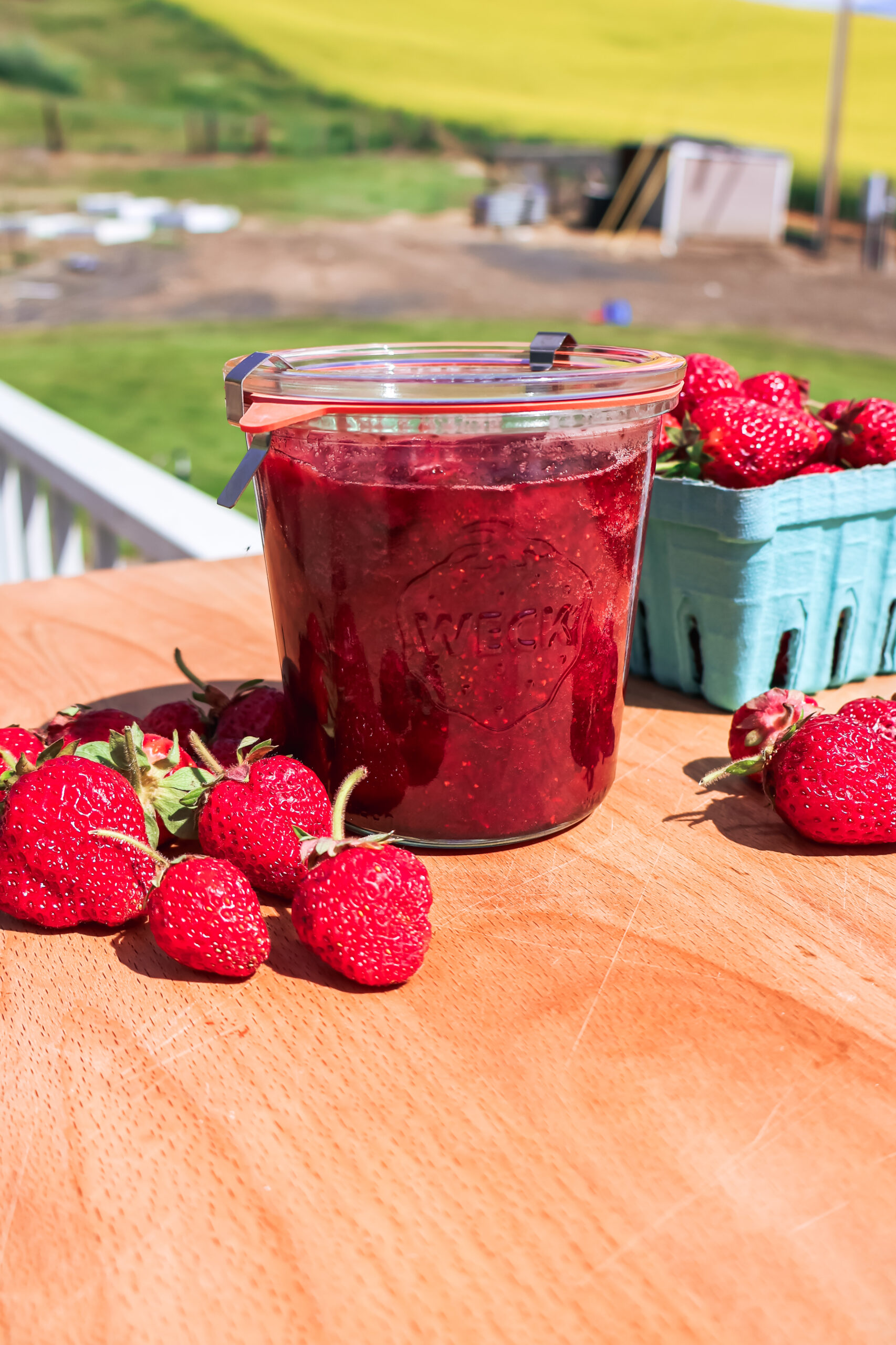 Easy Strawberry Jam | No Pectin Jam - The Farmstyle