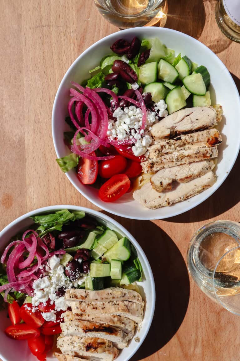 Grilled Chicken Greek Salad