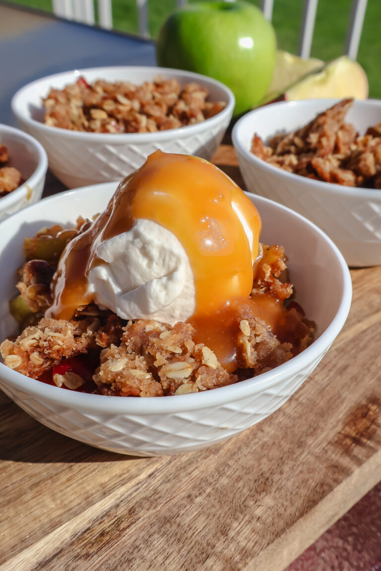 Apple Crisp on the Blackstone