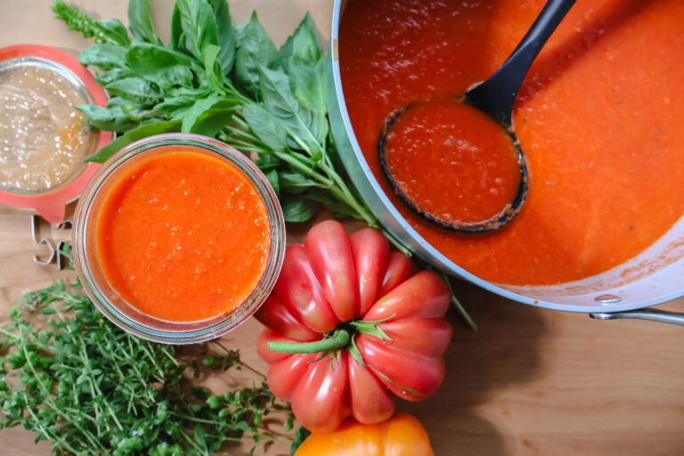 Homemade Rustic Tomato Sauce