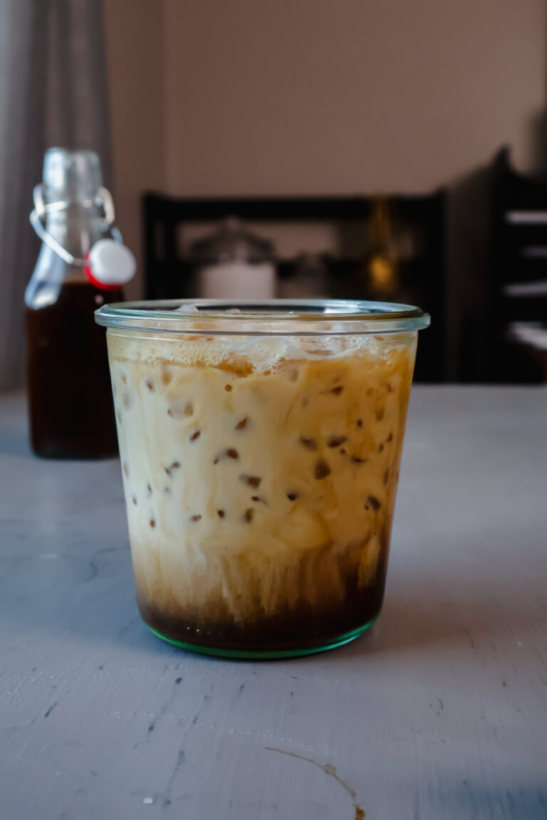 Gingerbread Latte with Homemade Gingerbread Syrup
