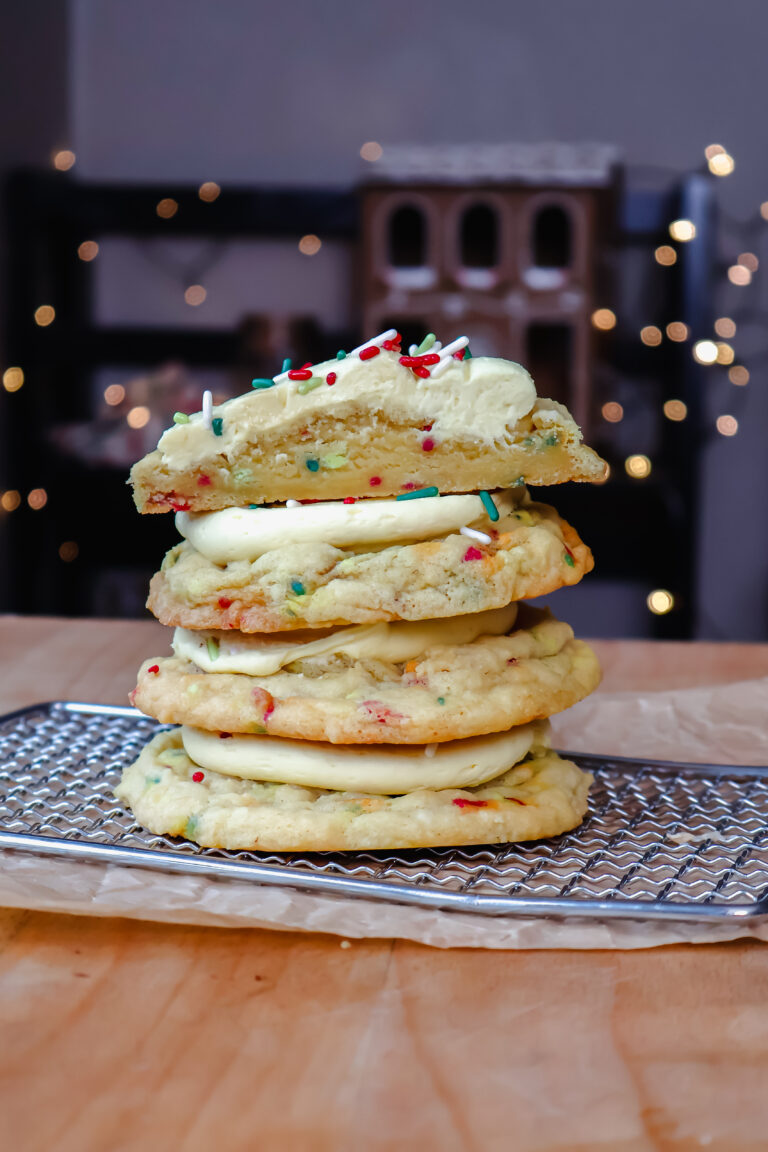 Bakery Style Christmas Birthday Cake Cookies