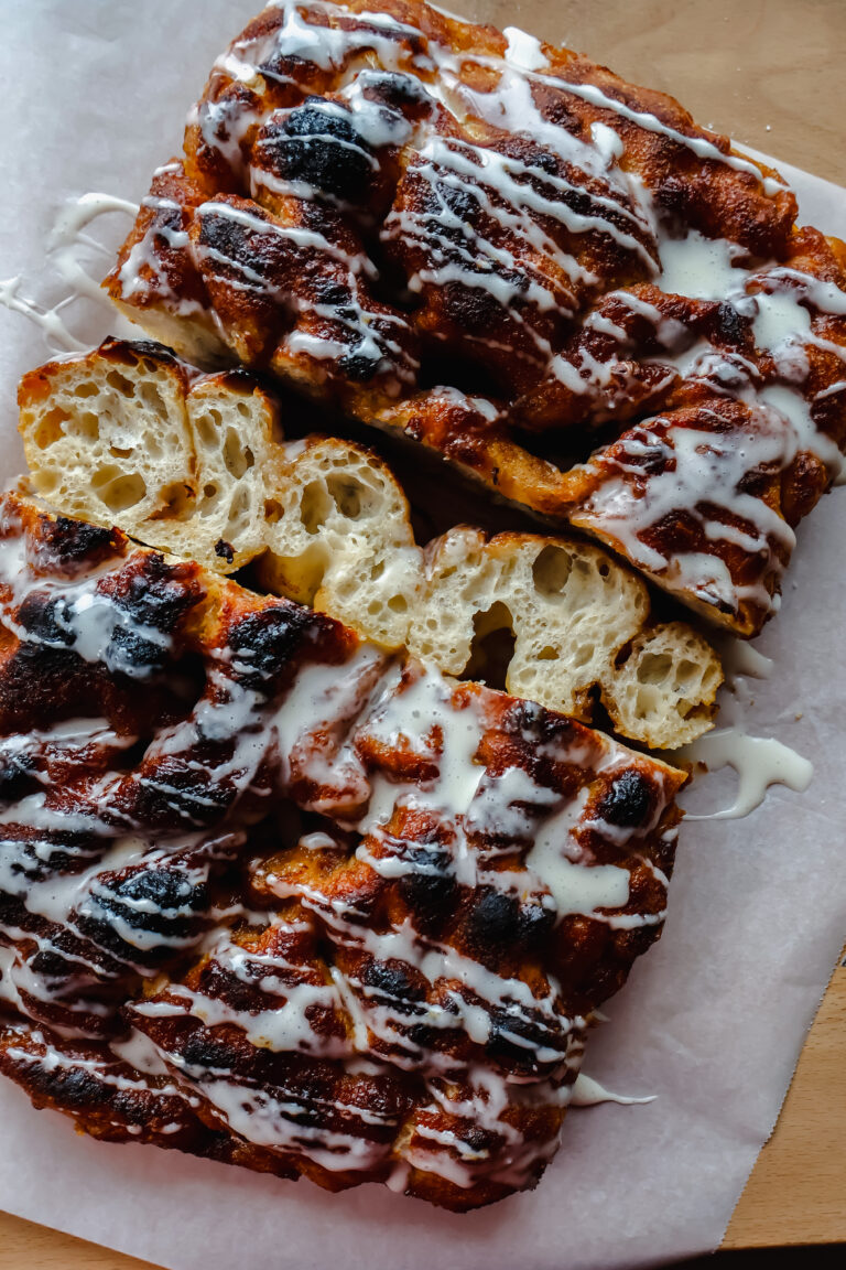Cinnamon Roll Sourdough Focaccia