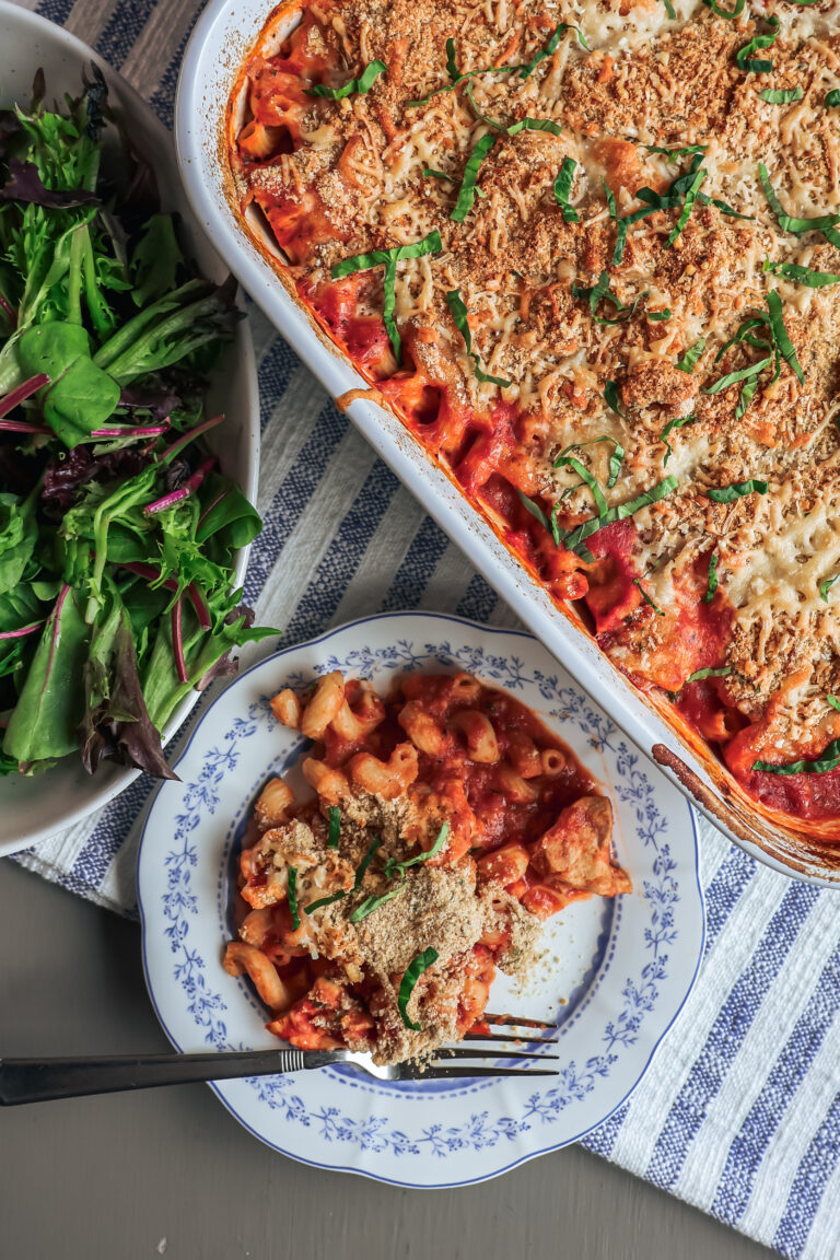 Dump and Bake Chicken Parmesan
