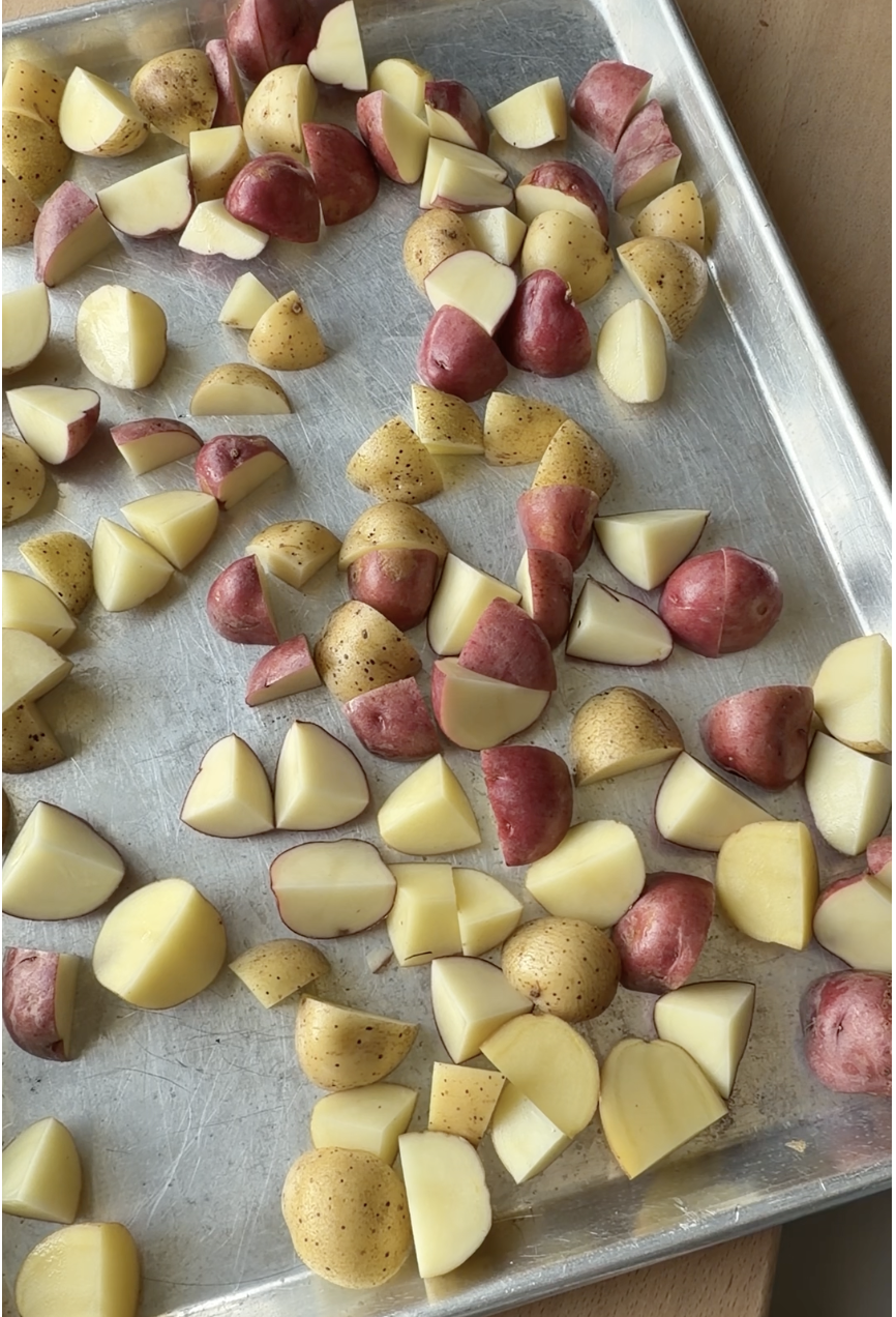 Sheet Pan Sausage and Potatoes