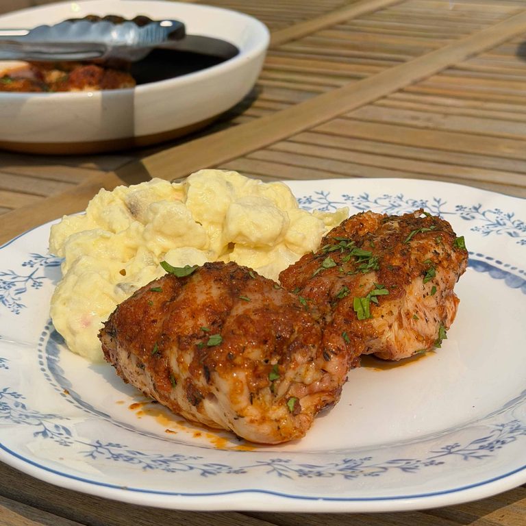 Cowboy Butter Grilled Chicken